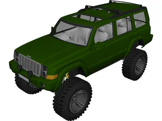 Jeep Commander [Lifted] 3D Model preview