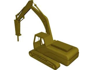 Rock Breaker 3D Model preview