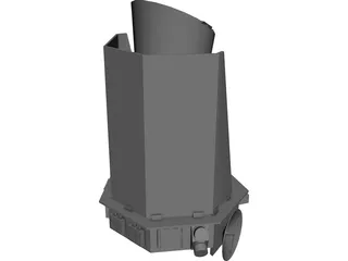 Kepler Telescope 3D Model preview