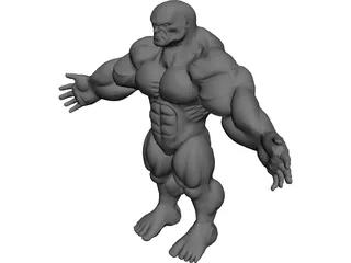 Hulk 3D Model preview