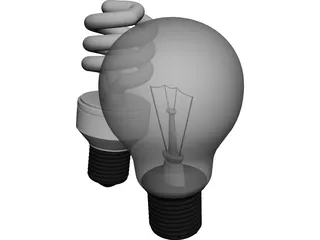 Light Bulbs 3D Model preview