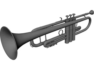 Trumpet 3D Model preview