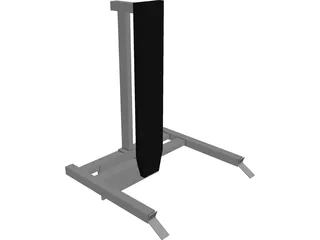 Bench Press 3D Model preview
