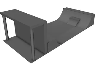 Halfpipe 3D Model preview