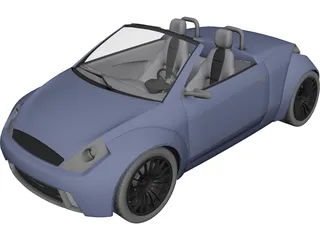Ford Streetka 3D Model preview