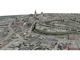 Cleveland City 3D Model preview