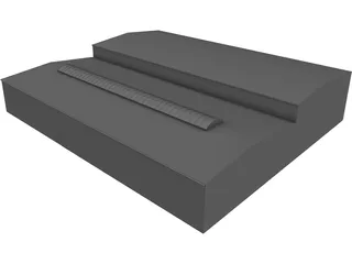 Warehouse Industrial 3D Model preview