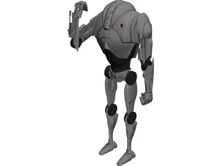 Star Wars Battle Droid 3D Model preview