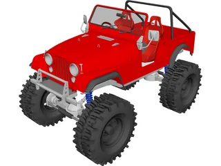 Jeep CJ-7 (1976) 3D Model preview