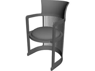 Chair Dinning Room 3D Model preview