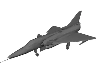 IAI Kfir C7 3D Model preview