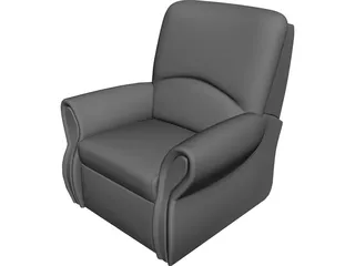 Lounger 3D Model preview
