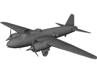 Mitsubishi Isshikirikko 3D Model preview