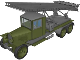 Katusha 3D Model preview