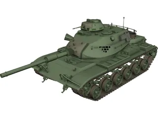M60 A3 3D Model preview
