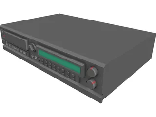 CD Player 3D Model preview