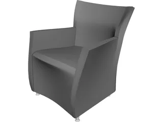 Augustino Armchair 3D Model preview