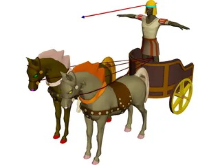 Chariot 3D Model preview