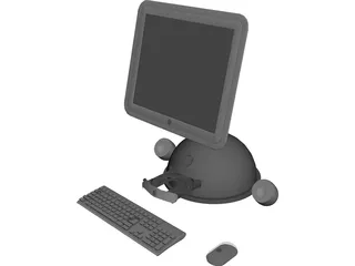 Apple iMac 3D Model preview