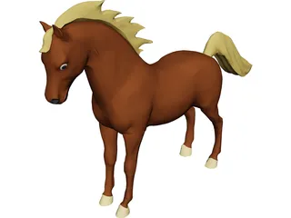 Horse 3D Model preview