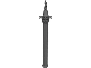 Nelsons Column 3D Model preview