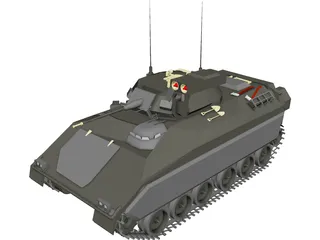 M3 Bradley 3D Model preview