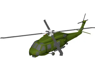 Sikorsky SH-60 Seahawk 3D Model preview