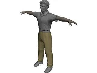 Man 3D Model preview