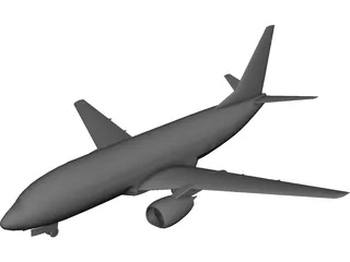 Boeing 737 3D Model preview