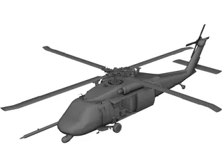 Sikorsky MH-60G [+Interior] 3D Model preview