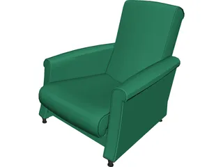 Chair Lounge 3D Model preview