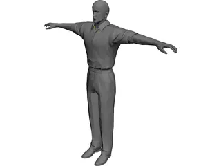 Man 3D Model preview