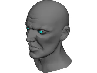 Head Male 3D Model preview