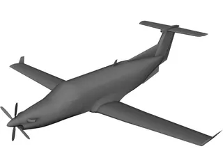 Pilatus PC-12 3D Model preview