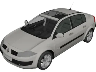 Renault Megane 3D Model preview