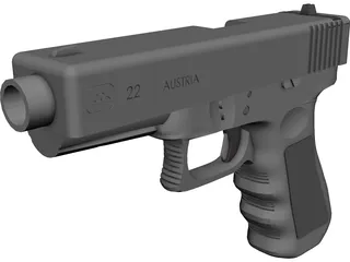 Glock 22 3D Model preview
