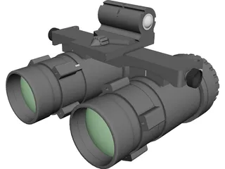 Anvis 9 NVG Goggles 3D Model preview