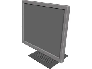 LG TFT Computer Monitor 3D Model preview