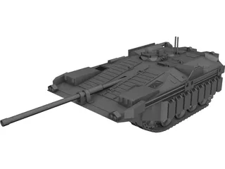 Stridsvagn 103 3D Model preview
