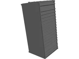 Container Shipping 20ft 3D Model preview