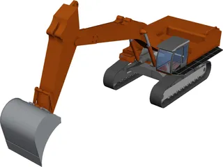 Hitachi 870LCH 3D Model preview