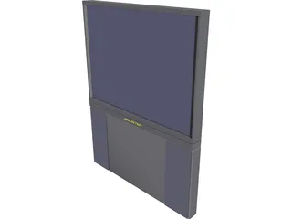 TV Projection 3D Model preview