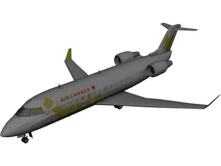 Bombardier CRJ-200 Air Canada Jazz 3D Model preview