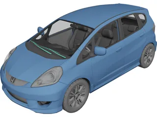 Honda Fit [Jazz] 3D Model preview