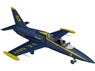 Aero L-39 Albatros US Navy 3D Model preview