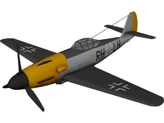 Messerschmitt ME 309 3D Model preview