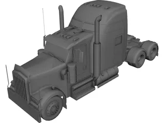 Peterbilt 379 3D Model preview