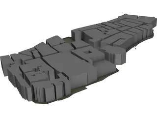 Pienza Italy 3D Model preview