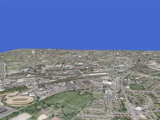 Wolverhampton City (UK) 3D Model preview