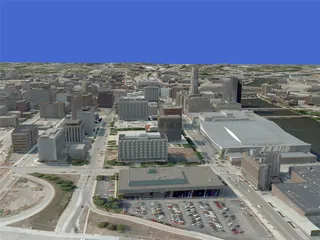Grand Rapids City 3D Model preview